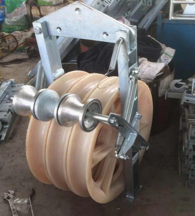 Блок шкива провода большого диаметра с роликом зазмеления для шнуровать конструкцию